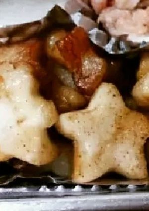 お弁当に♪型抜きはんぺんのﾊﾞﾀー醤油焼-レシピのメイン写真
