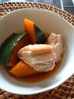 鶏もも肉とかぼちゃの煮物-レシピのメイン写真