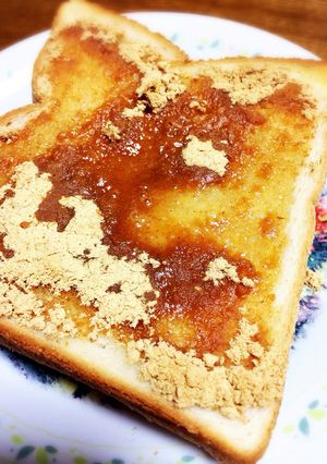 はちみつきなこ好きに捧ぐじゅわ〜トースト-レシピのメイン写真