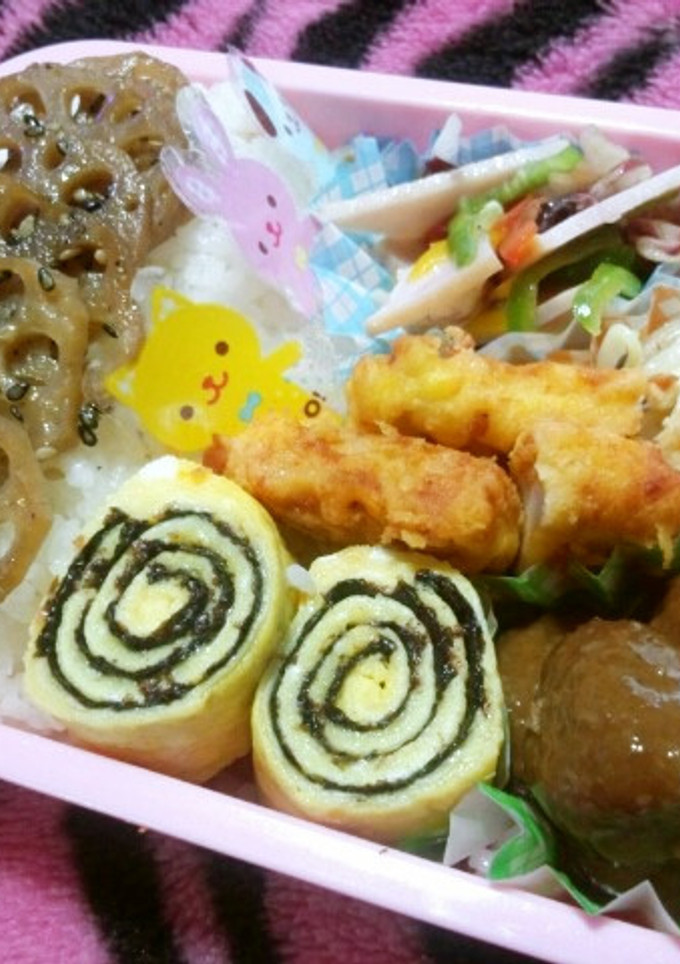 卵一個でもくるくる上手く巻ける海苔卵焼き-レシピのメイン写真