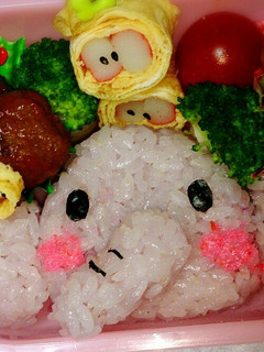ぞうさん弁当-レシピのメイン写真
