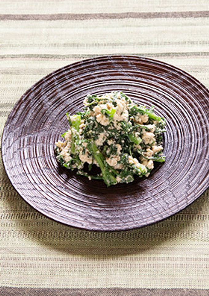 春菊のごま和え（白和え）基本の和食・副菜-レシピのメイン写真