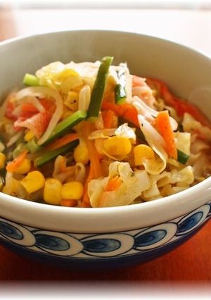 金ごま塩らーめん-レシピのメイン写真