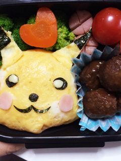 ピカチュウキャラ弁-レシピのメイン写真