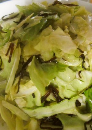 キャベツの塩昆布和え-レシピのメイン写真