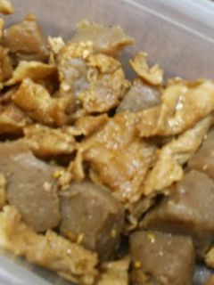 豚肉とこんにゃくの炒め物(まあ)-レシピのメイン写真