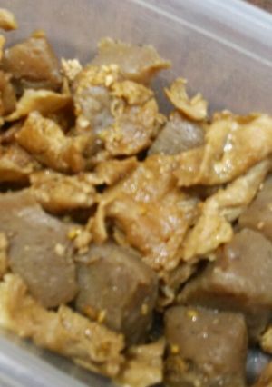 豚肉とこんにゃくの炒め物（まあ）-レシピのメイン写真
