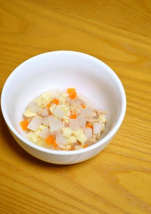 離乳食*中期～『大根と高野豆腐の煮物』-レシピのメイン写真
