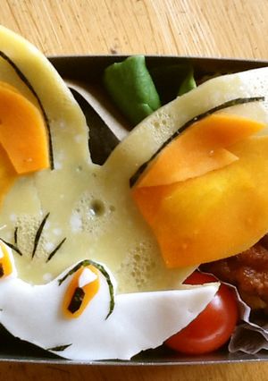 キャラ弁❤️ポケモン フォッコ-レシピのメイン写真