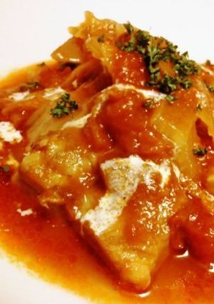 炊飯器で♡豚バラ肉と白菜のトマト煮込み。-レシピのメイン写真
