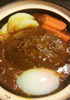 煮込みハンバーグ-レシピのメイン写真