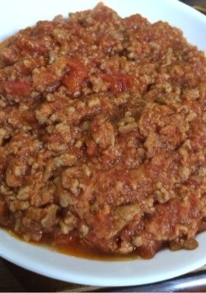 ふわふわ挽肉のミートソースv-レシピのメイン写真