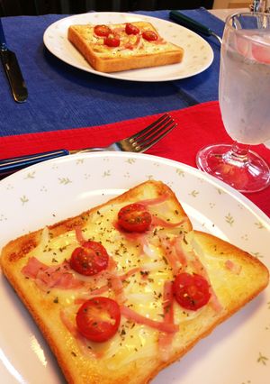 簡単おいし〜い♫マヨピザトースト-レシピのメイン写真