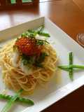 完全再現！生ウニとイクラの冷製パスタ❤
