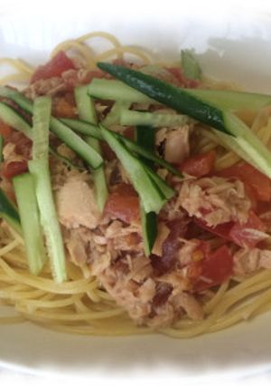 塩分控えめ★簡単冷製パスタ-レシピのメイン写真