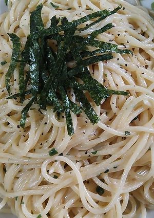 おむすび山で作る♪簡単たらこスパゲティ-レシピのメイン写真