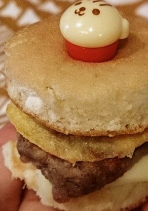 パンケーキバーガー-レシピのメイン写真