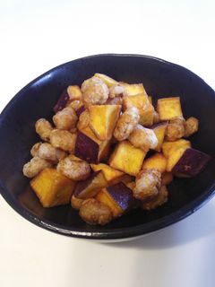 大豆とさつまいもの甘辛揚げ-レシピのメイン写真