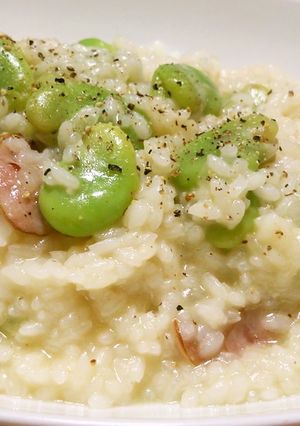 簡単！ほっこりおいしい空豆のリゾット-レシピのメイン写真