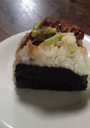 ソースカツおにぎり-レシピのメイン写真
