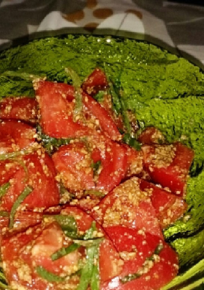 【簡単】トマトの胡麻和え-レシピのメイン写真