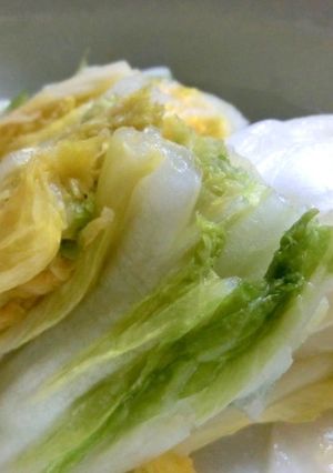 冬のお仕事 白菜漬けの仕込み-レシピのメイン写真