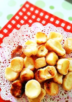 ヘルシー♪焼麩のサクサク♡一口ラスク～♪-レシピのメイン写真