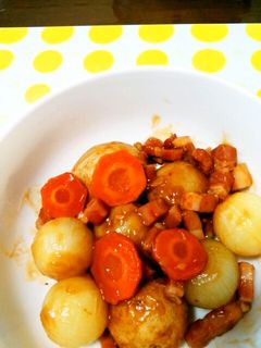 皮ごとウマイ新じゃがのオイスターソース煮-レシピのメイン写真