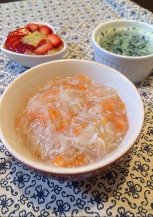 離乳食中期☆しらすみぞれそうめん-レシピのメイン写真