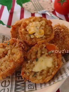 残りカレーで色々ライスコロッケ♡-レシピのメイン写真