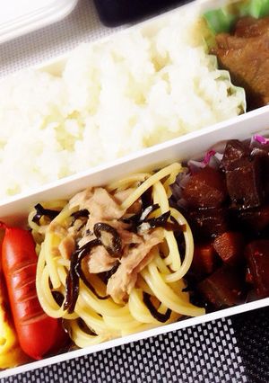 お弁当♡簡単ちくわの大葉チーズマヨ焼-レシピのメイン写真