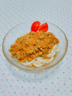 〖キーマカレー☆冷やしうどん〗-レシピのメイン写真