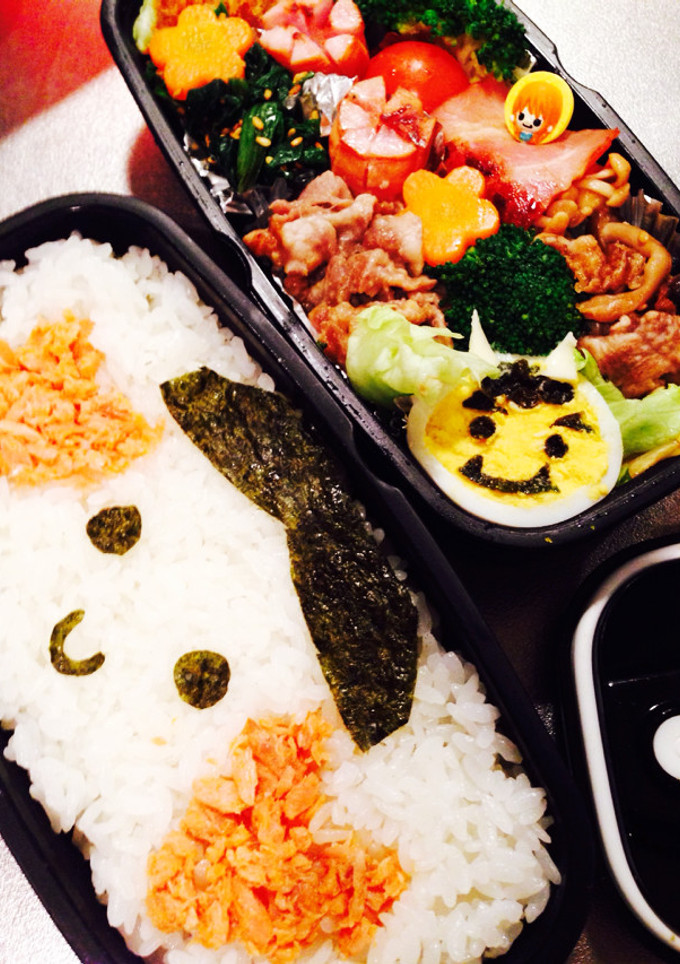 キャラ弁記録 簡単節分弁当-レシピのメイン写真
