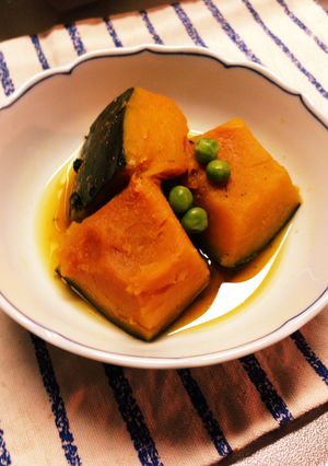 かぼちゃの煮物(冷凍かぼちゃ)-レシピのメイン写真