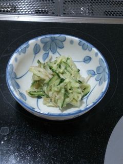 きゅうりともやしの梅マヨあえ-レシピのメイン写真