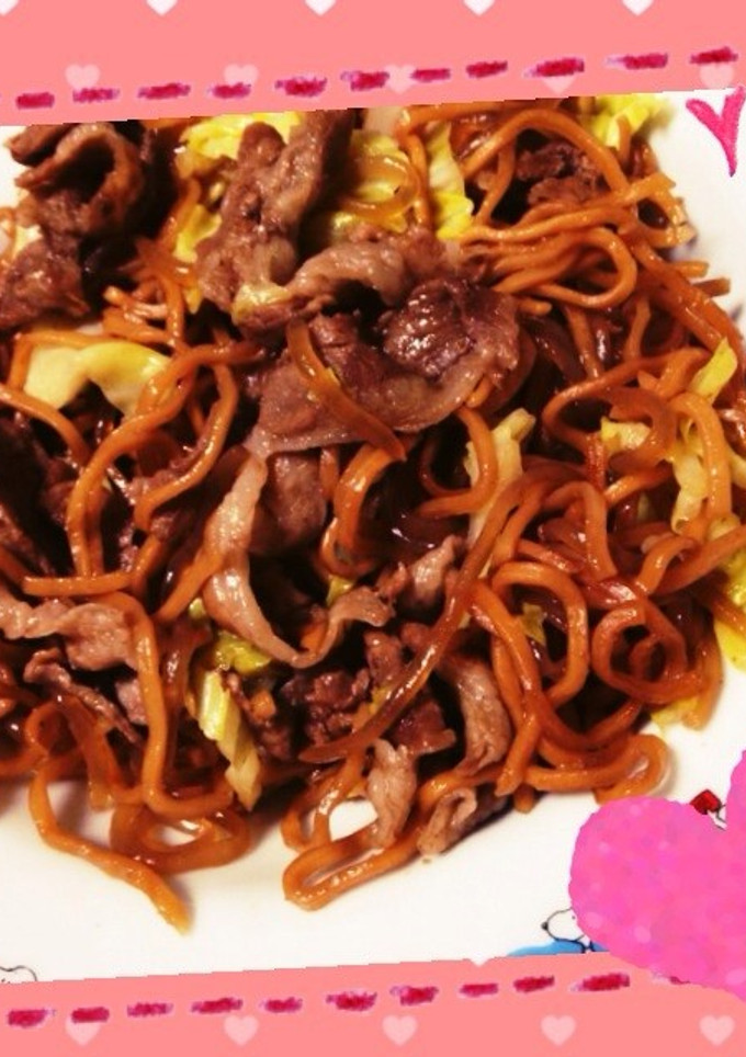 ☆甘辛くておいしい！瀬戸焼きそば☆-レシピのメイン写真