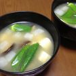 夏に負けない!山芋とオクラのお味噌汁