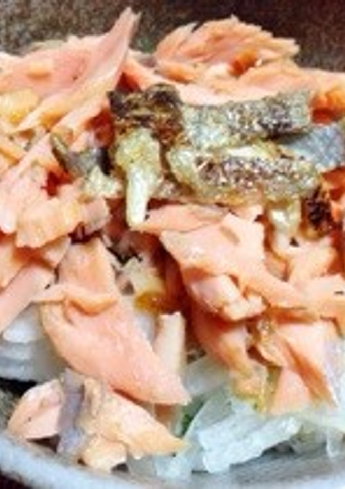さっぱりと♪鮭はらす丼-レシピのメイン写真
