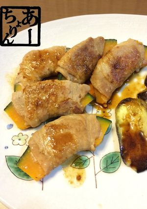 焼肉のタレで★南瓜の肉巻き-レシピのメイン写真