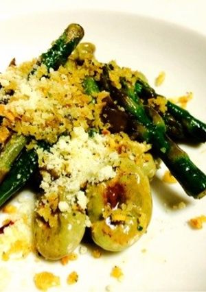 【15分】アスパラと舞茸の香味パン粉炒め-レシピのメイン写真