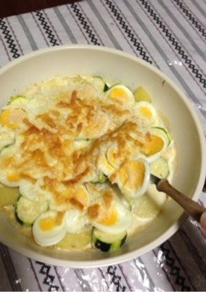 ズッキーニと卵とポテトグラタン-レシピのメイン写真