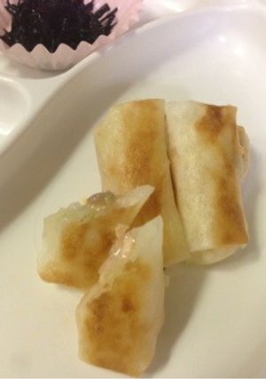 離乳食＊鮭のクリーム春巻き-レシピのメイン写真