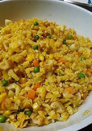 カレーチャーハン-レシピのメイン写真