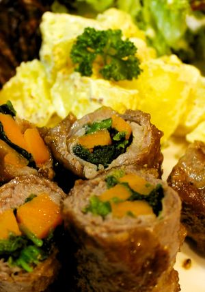 牛肉ベジ巻き☆オイスターソース焼き-レシピのメイン写真