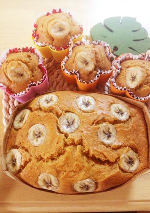 完熟カラメルバナナケーキ♡-レシピのメイン写真