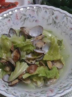 アサリのキャベツ蒸し-レシピのメイン写真