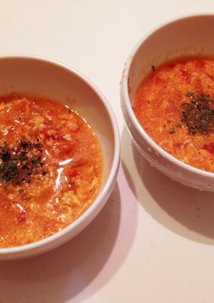 簡単ヘルシー！材料入れるだけトマトスープ-レシピのメイン写真