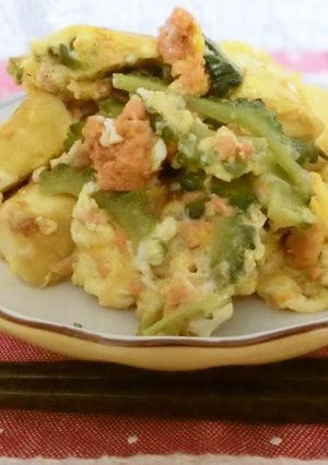 ☆鮭フレークでお手軽ゴーヤチャンプルー☆-レシピのメイン写真