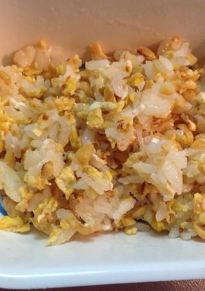 塩分上手 五島灘の塩で納豆たまご炒飯-レシピのメイン写真