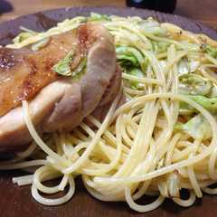 キャベツと鳥肉の塩パスタ-レシピのメイン写真